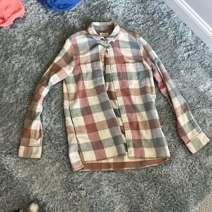 Pastel colored flannel